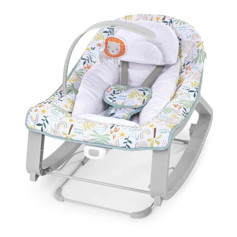 3-in-1 Baby Bouncer, Rocker & Toddler Seat with Vibration and Toy